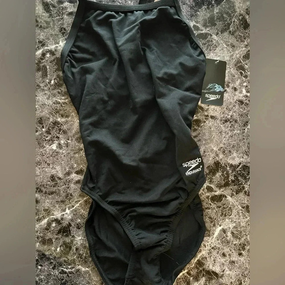 Speedo Women's Swimsuit One Piece Endurance+ Flyback Solid Adult - Picture 4 of 5